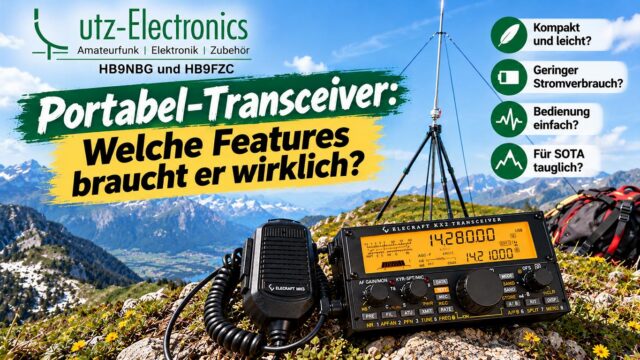 Portabel-Transceiver: welche Features braucht er wirklich?