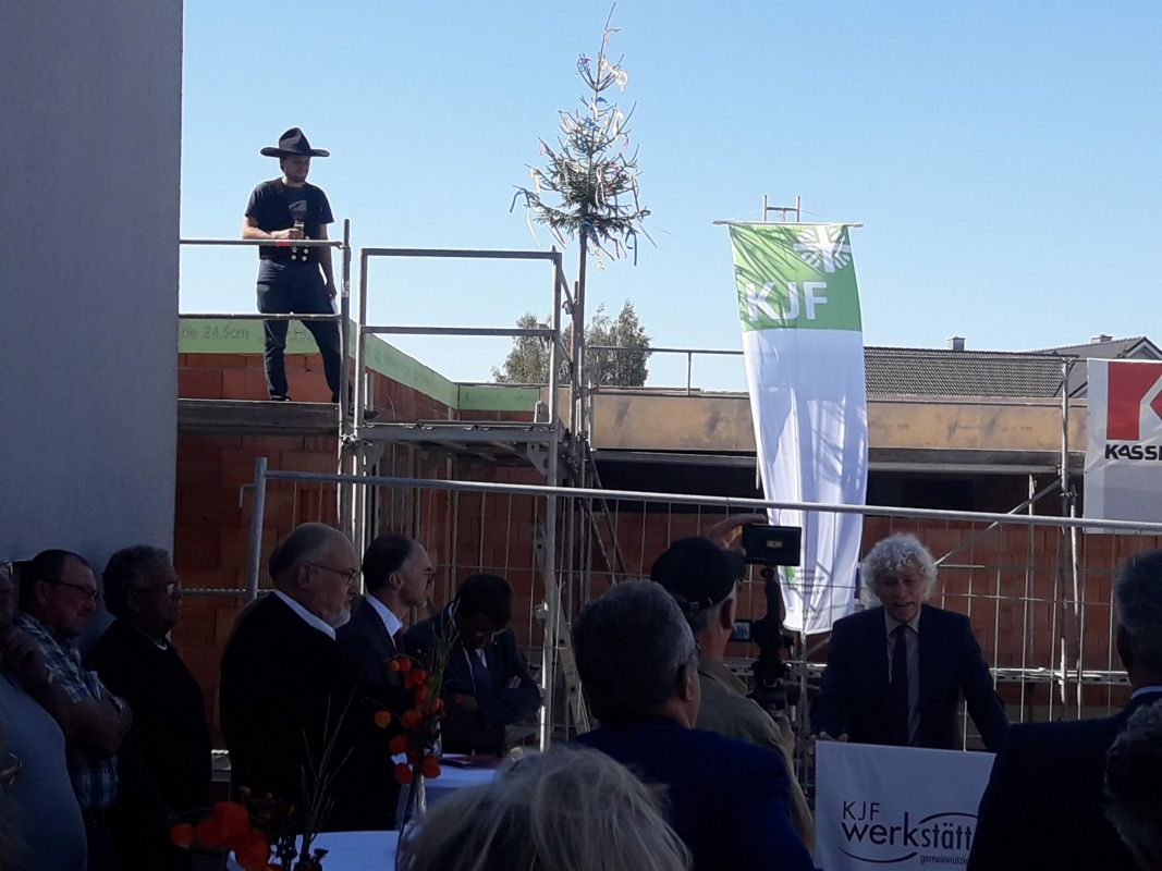 Richtfest Erweiterung Förderstätte Mitterteich
