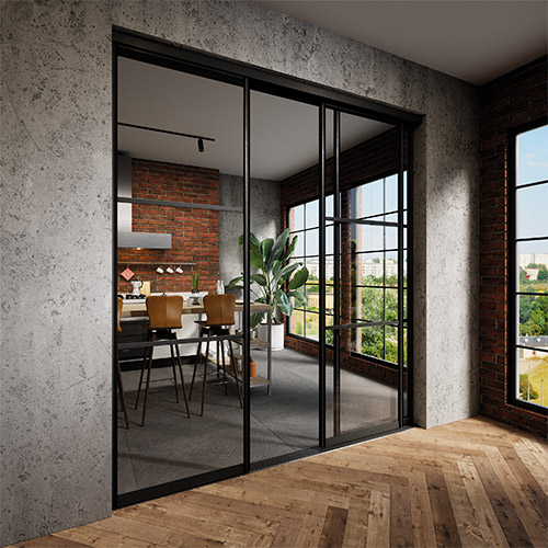 Loft-Schiebetür