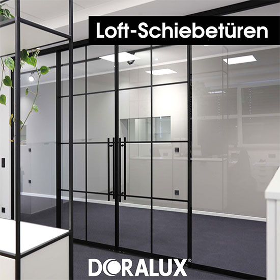 Loft-Drehtür Industrial-Style