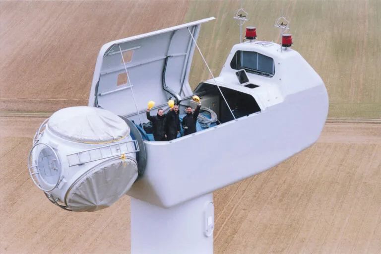Einsatz im Windkraftbereich