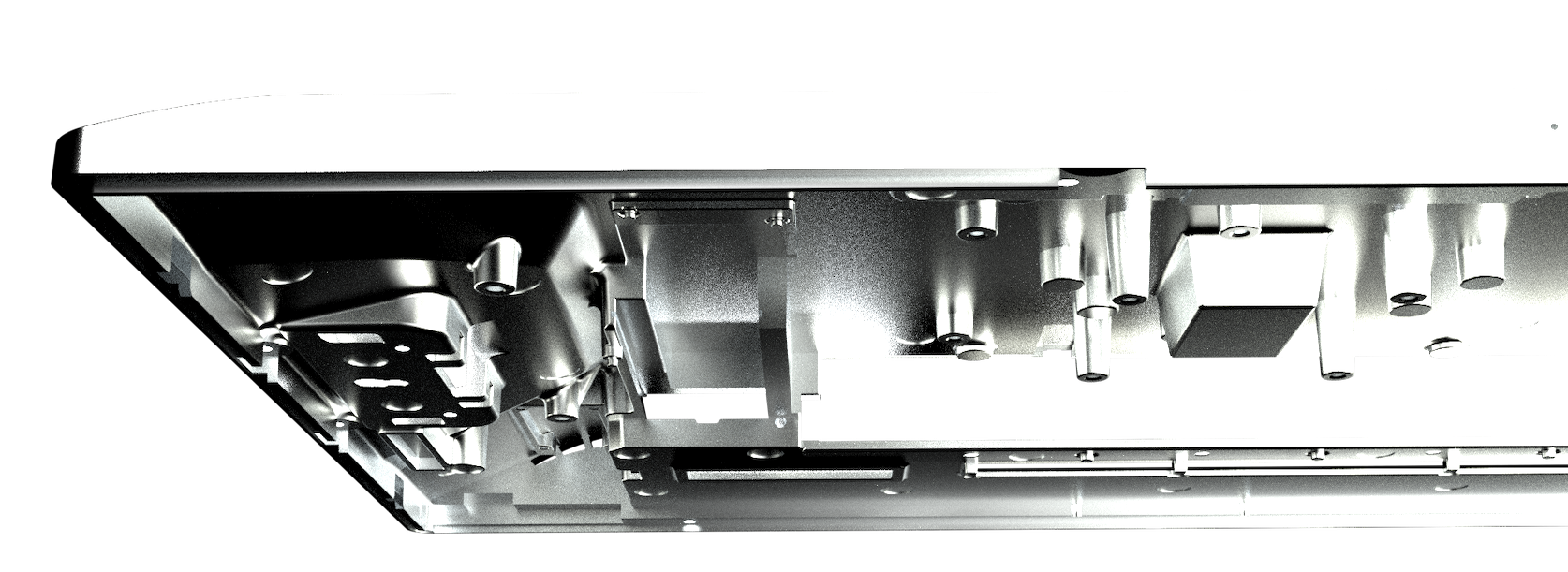 Druckgegossene Aluminium-Rückabdeckung