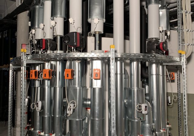 Montage technischer Isolierung