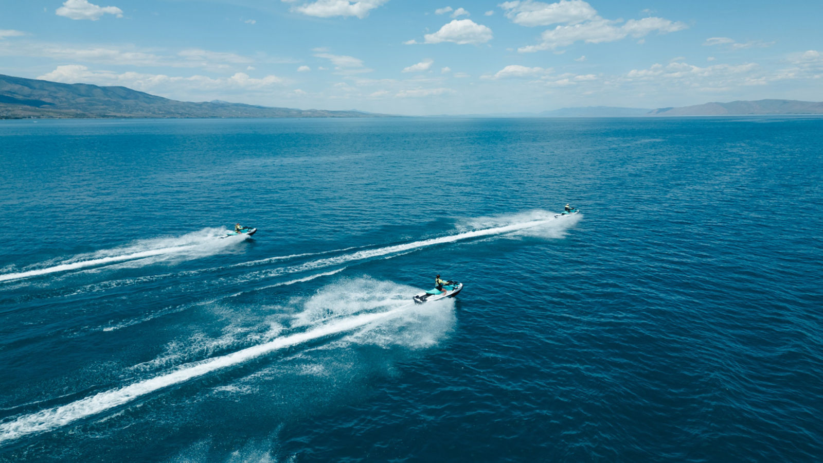 Sea-Doo Flotte in Fahrt