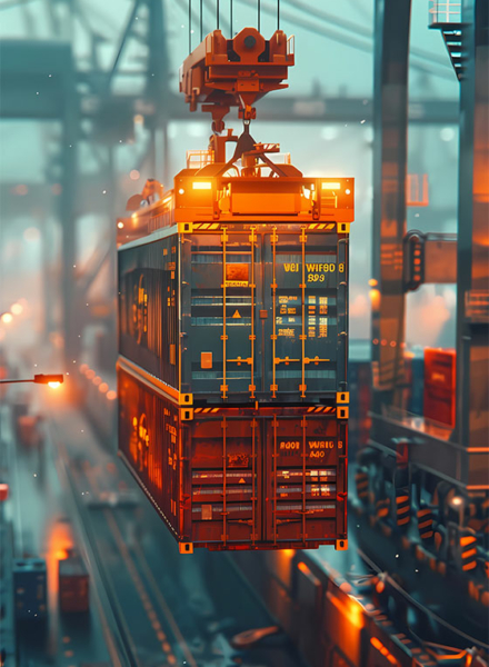 Containerlogistik im Exportgeschäft