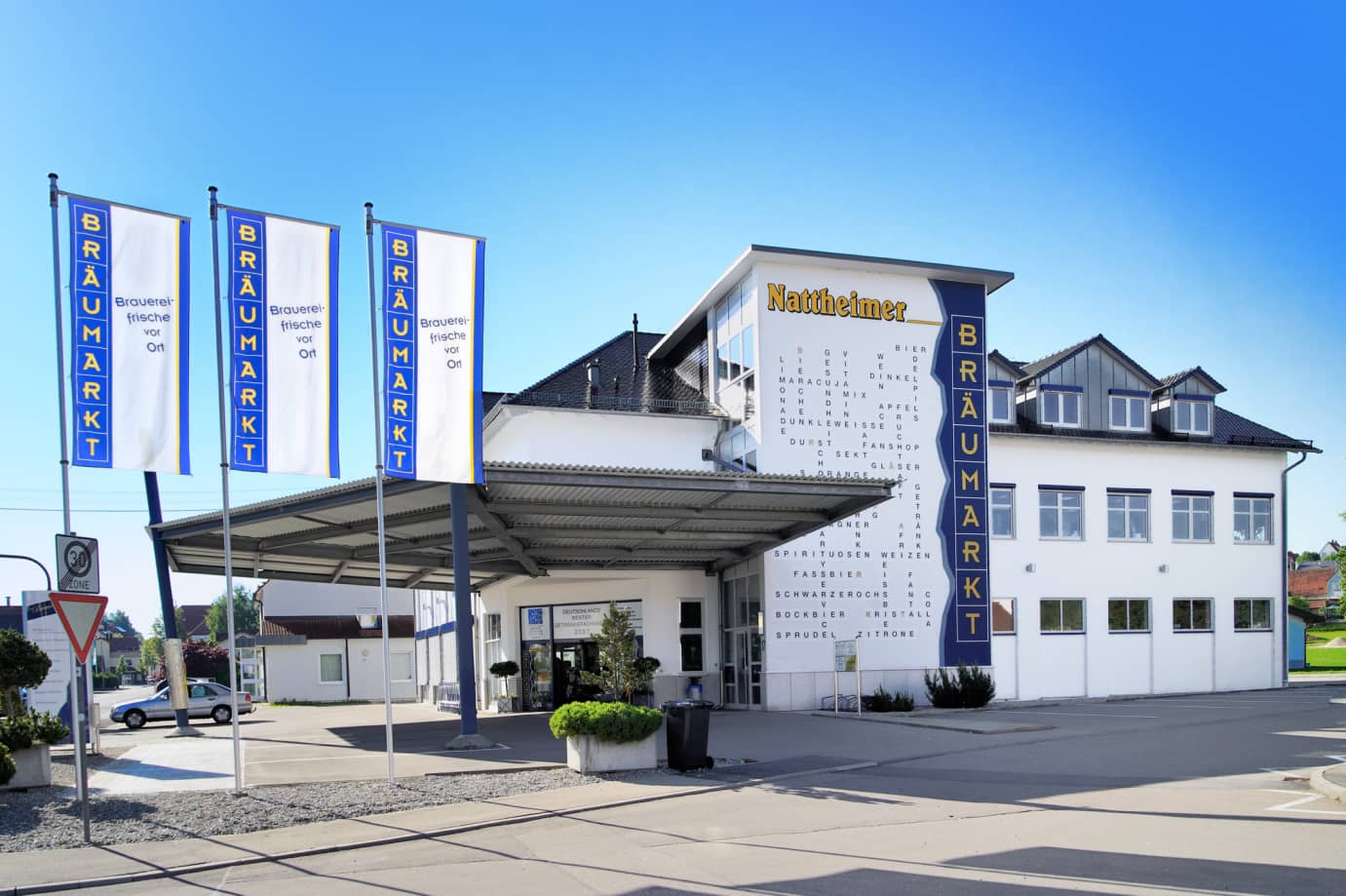 Außenansicht Bräumarkt
