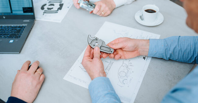 Prototypenbesprechung in Remscheid