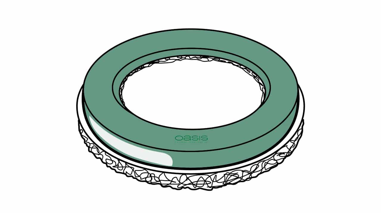 OASIS® Frischblumensteckschaum (Ziegel)