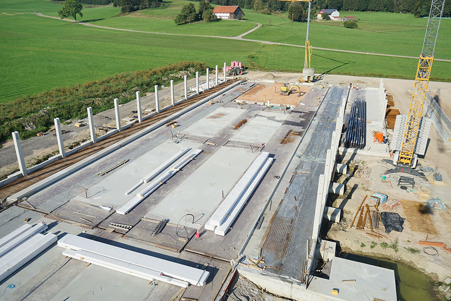 Unterbau: Baumaßnahme mit Baubeginn-Besprechung