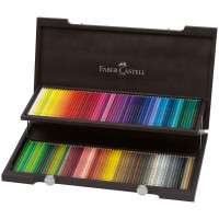 Faber-Castell Polychromos, 120er Holzkoffer