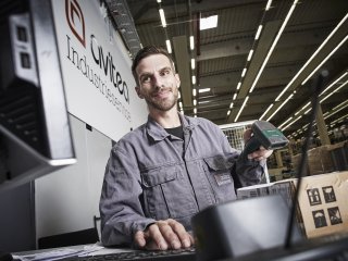 Linefeeding-Arbeitsplatz in der Produktionslogistik