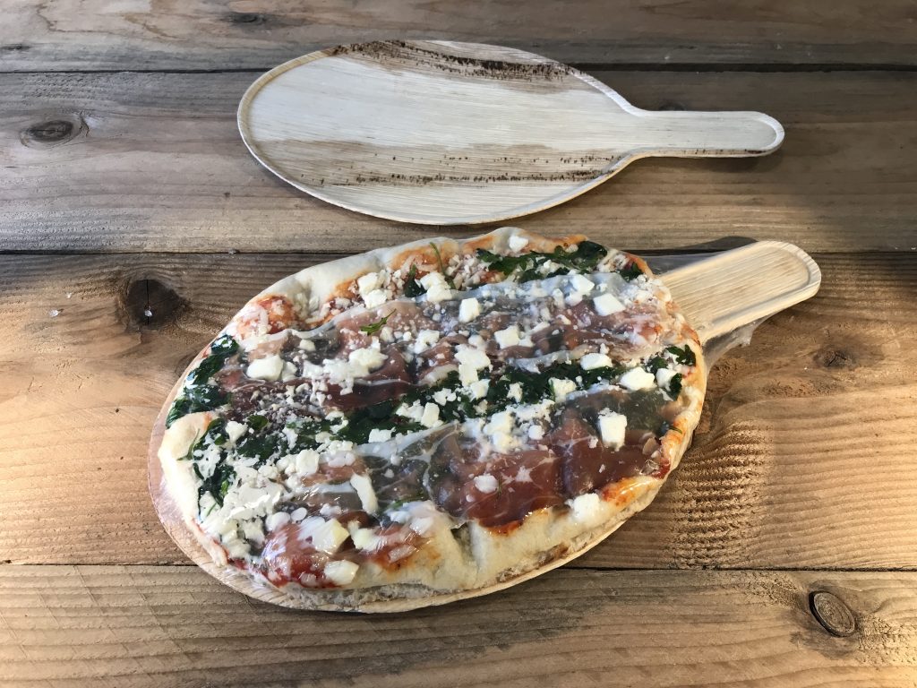 Palmblatt-Tray flach (BDF Pizza)