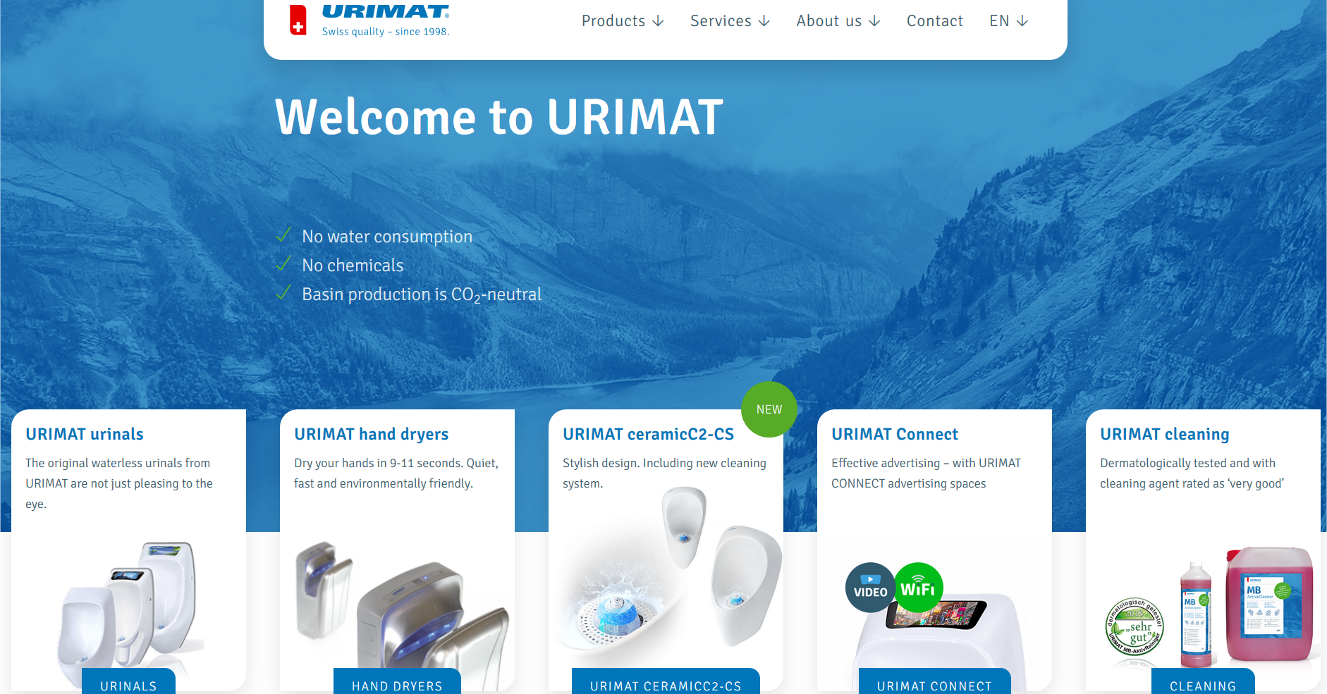 Produktübersicht URIMAT
