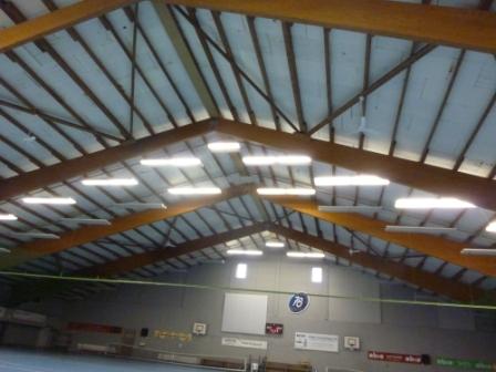 Tennishalle Hannover mit LED-Beleuchtung
