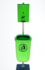 Hundetoiletten Kombination Edelstahl FLEXI