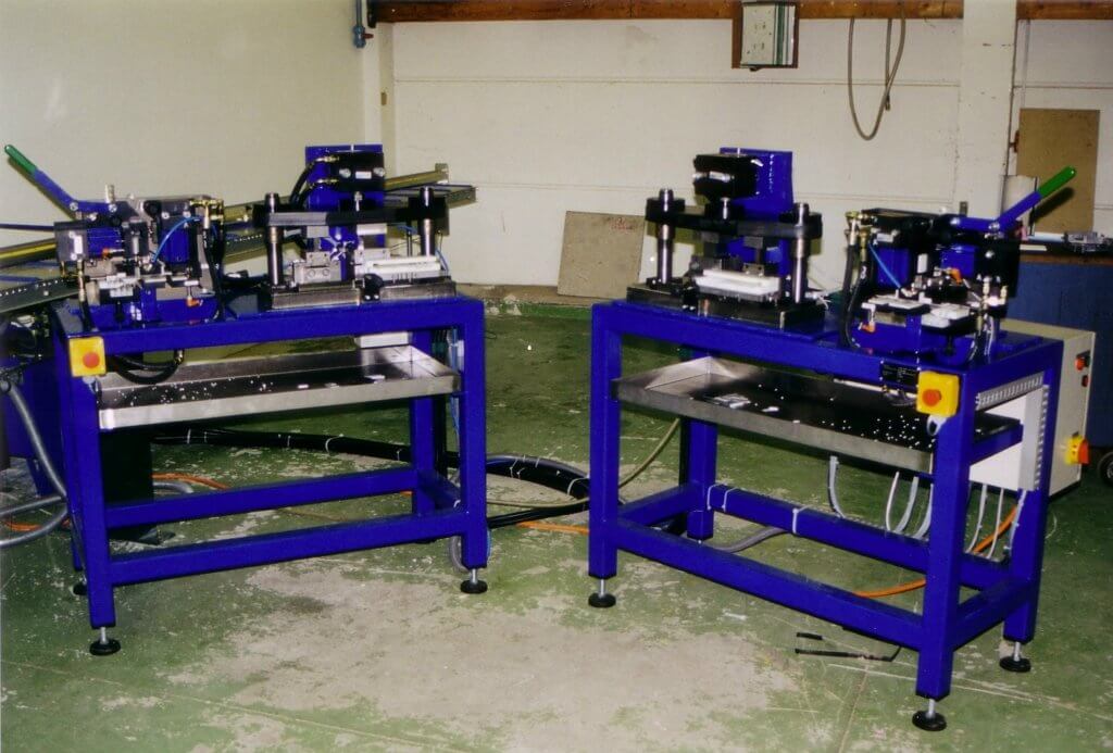 Punching system in operation