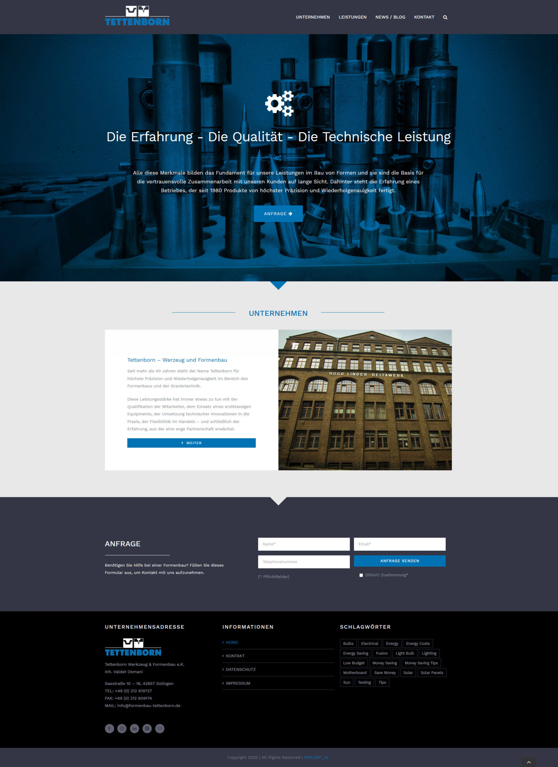 Neue Website 2020