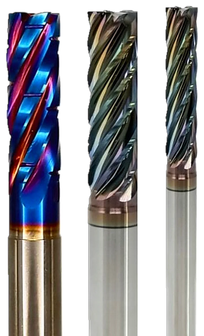 TPC milling cutter for trochoidal milling