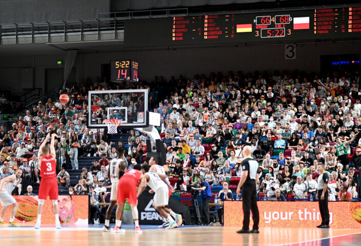 FIBA-konforme Anzeigesysteme ÖVB-Arena Bremen