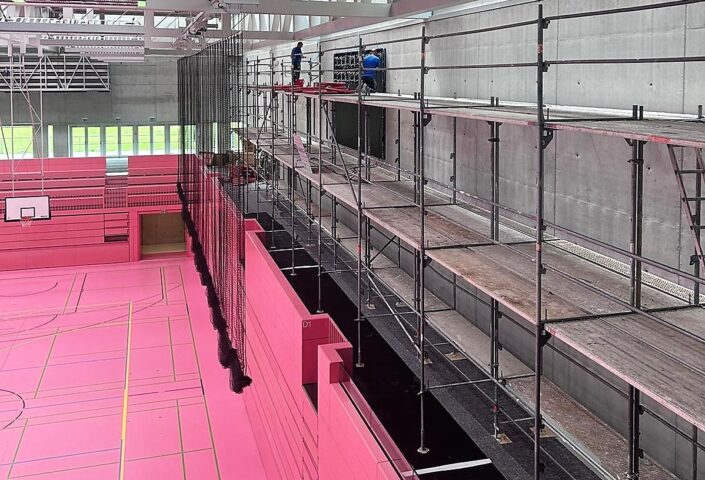 Sportanzeigen und Videosysteme für Sporthallen in Ostfildern und Tübingen