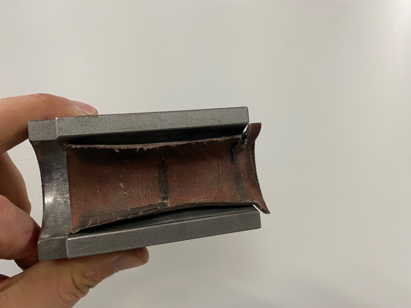 Spannbacken für die Rohrbiegung