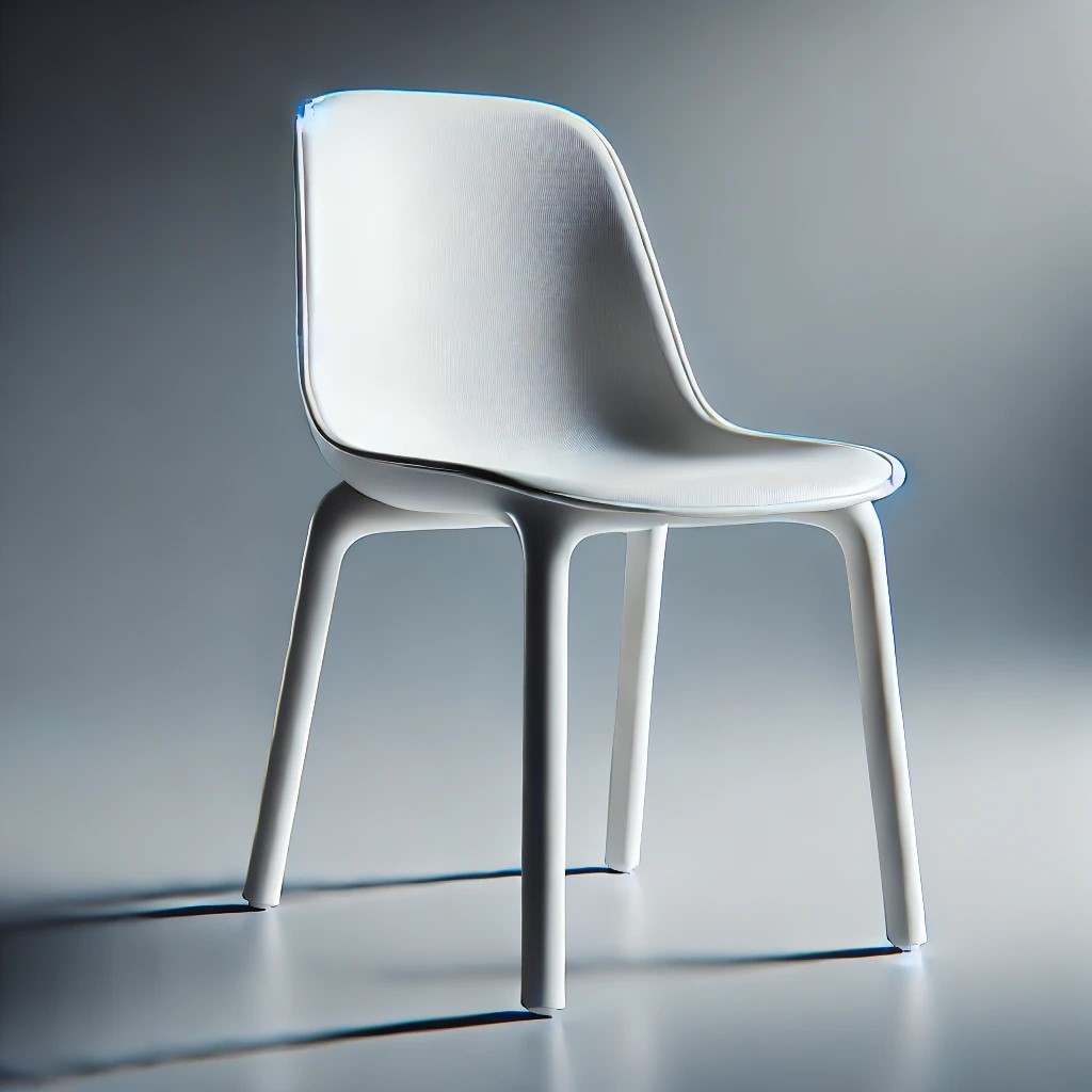 PP chair with soft-touch contour