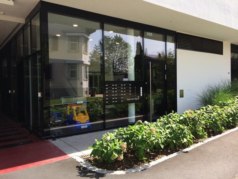 Glass facade