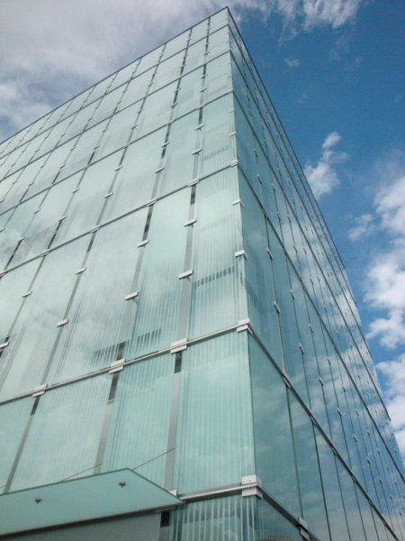 Glass facade