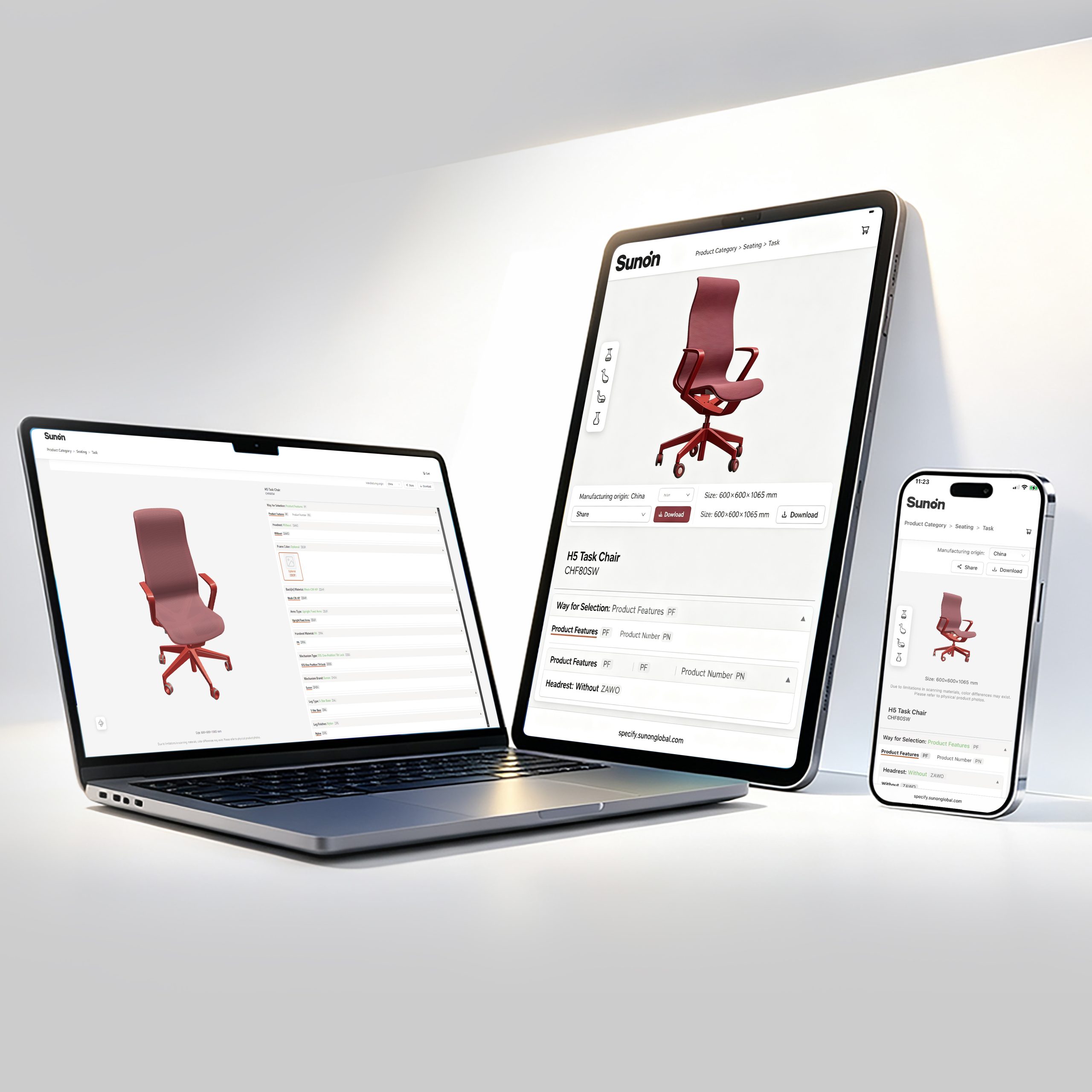 Sunon Specify – Configure. Visualize. Specify.