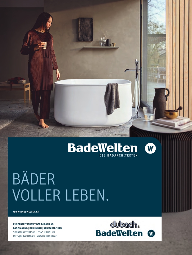 Kundenzeitschrift Badgestaltung