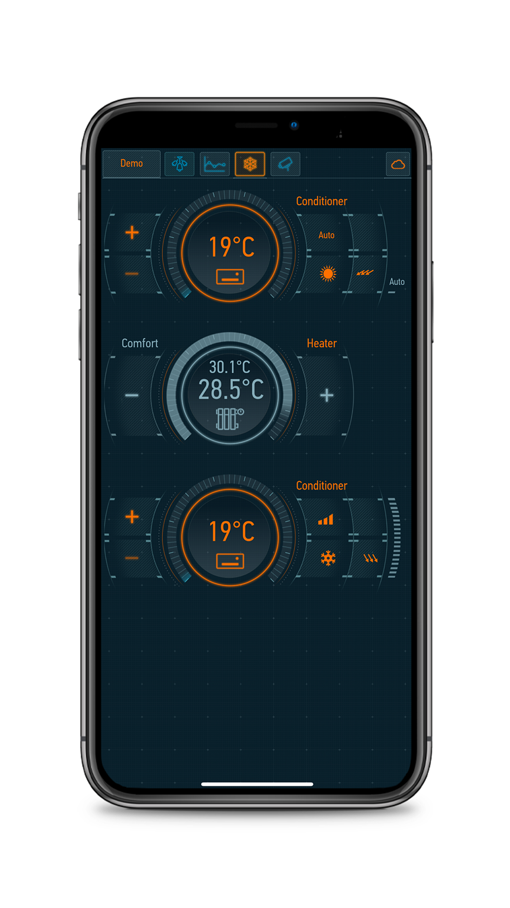 Larnitech App – Ansicht 2