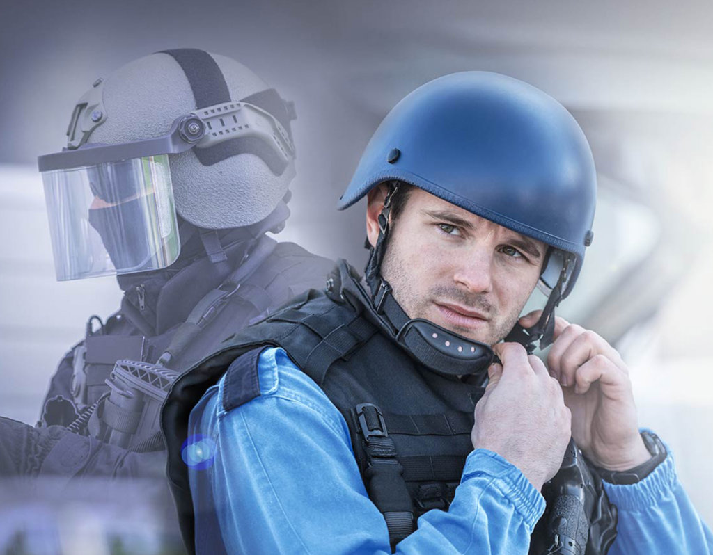 Ballistische Schutzhelme