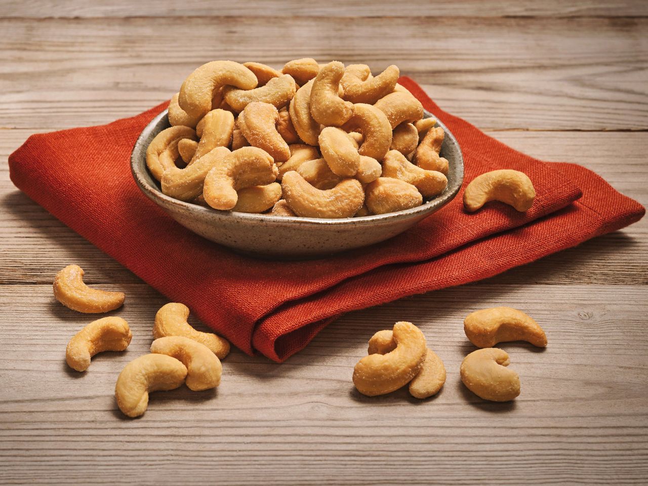 Gesalzene geröstete Cashewkerne
