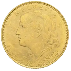 10 Franken Goldvreneli