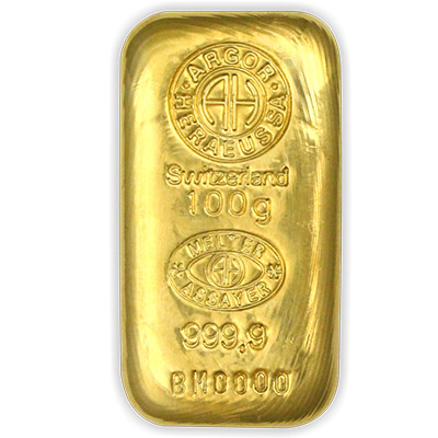 Goldbarren 100 g
