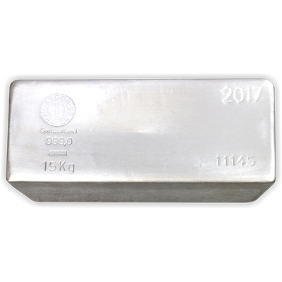 Silberbarren 15 kg