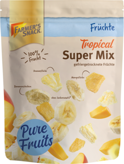 Super Mix Tropical, gefriergetrocknete Früchte