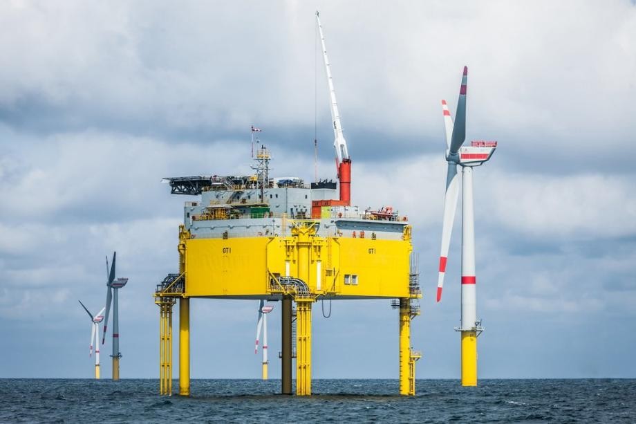 Offshore-Umspannplattform (OWF Global Tech I)