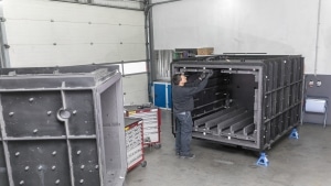 Bauteil für Vakuumheizkammer