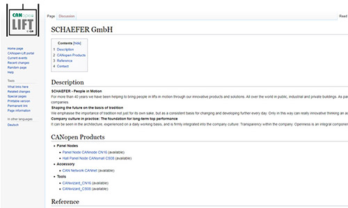 CANopen Lift Wiki