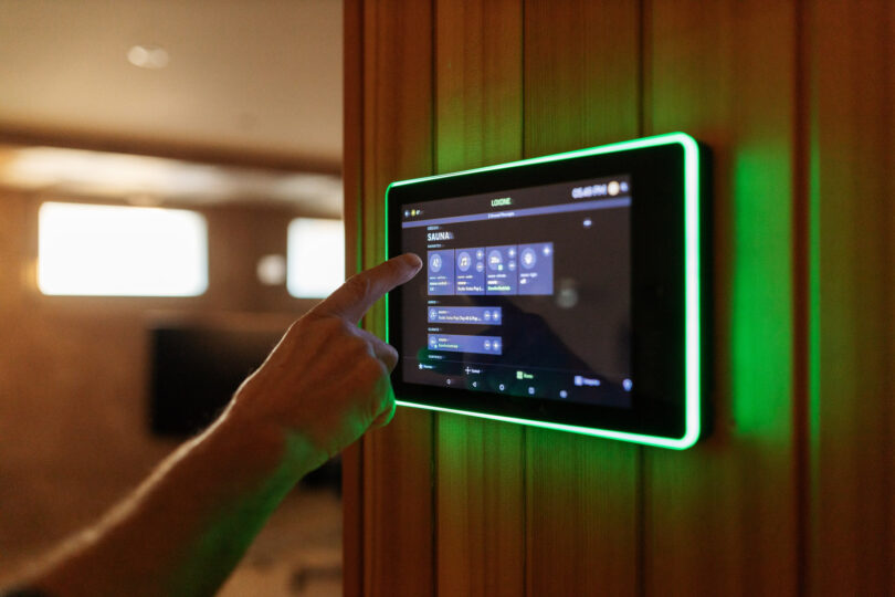 Touchpad eines Loxone-Systems