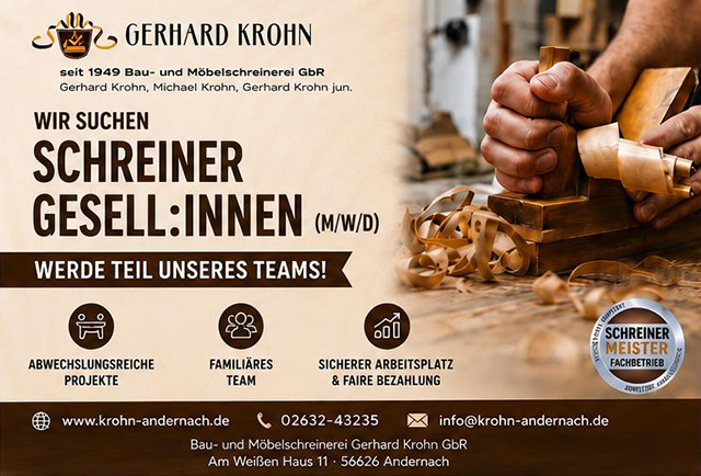 Team der Schreinerei Krohn