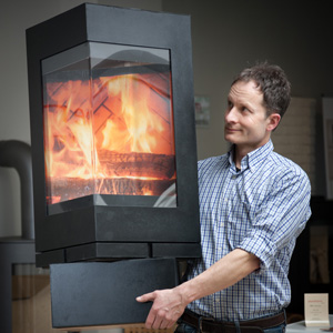 Wood-burning stove model