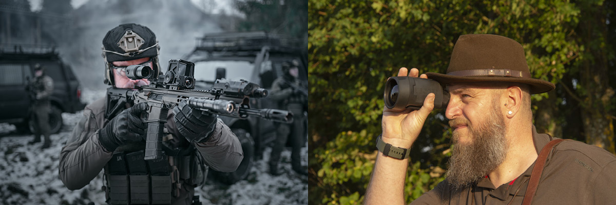Wärmebildkamera für Militär und Jagd