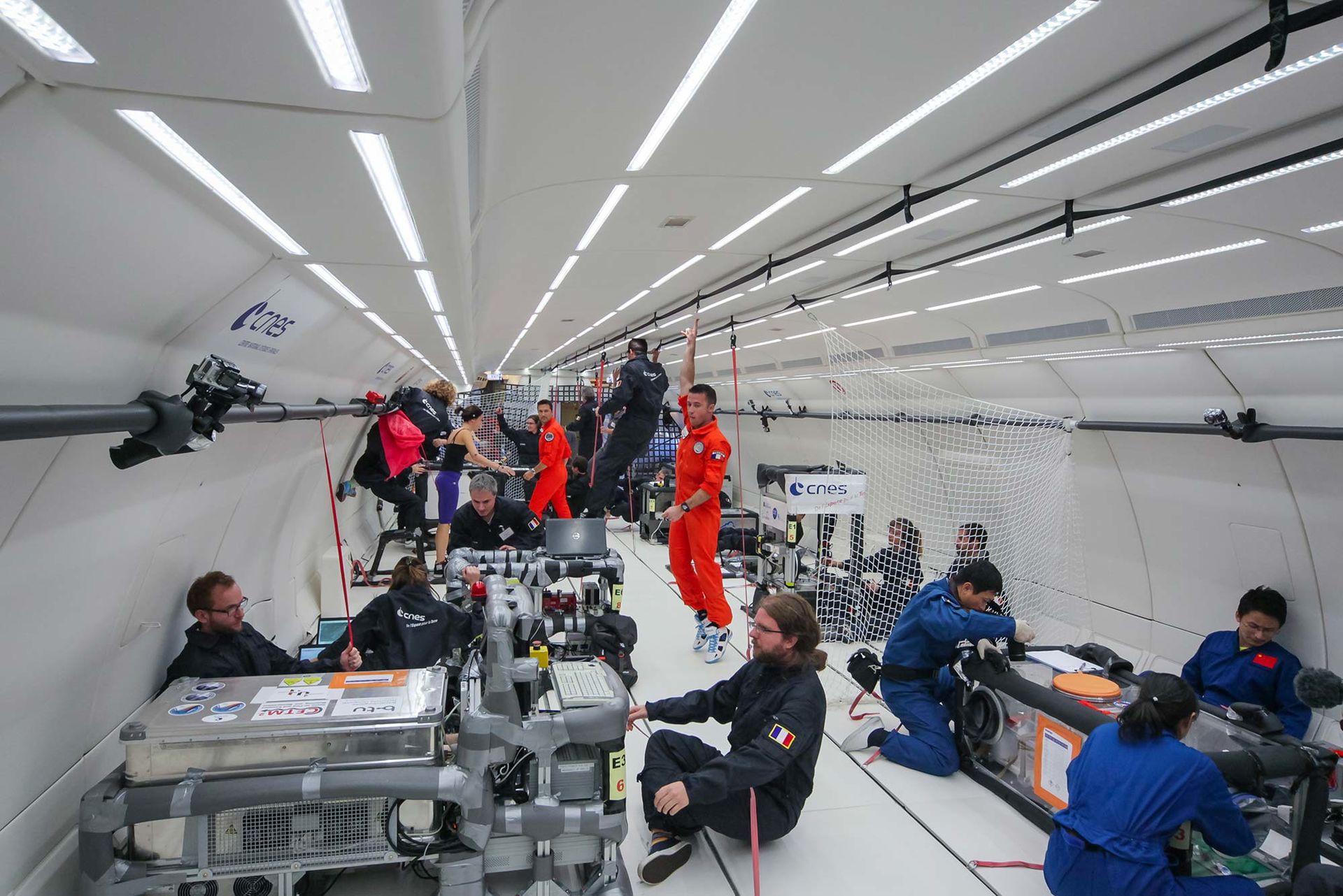 Wissenschaftliche Arbeit an Bord des A310 ZERO-G