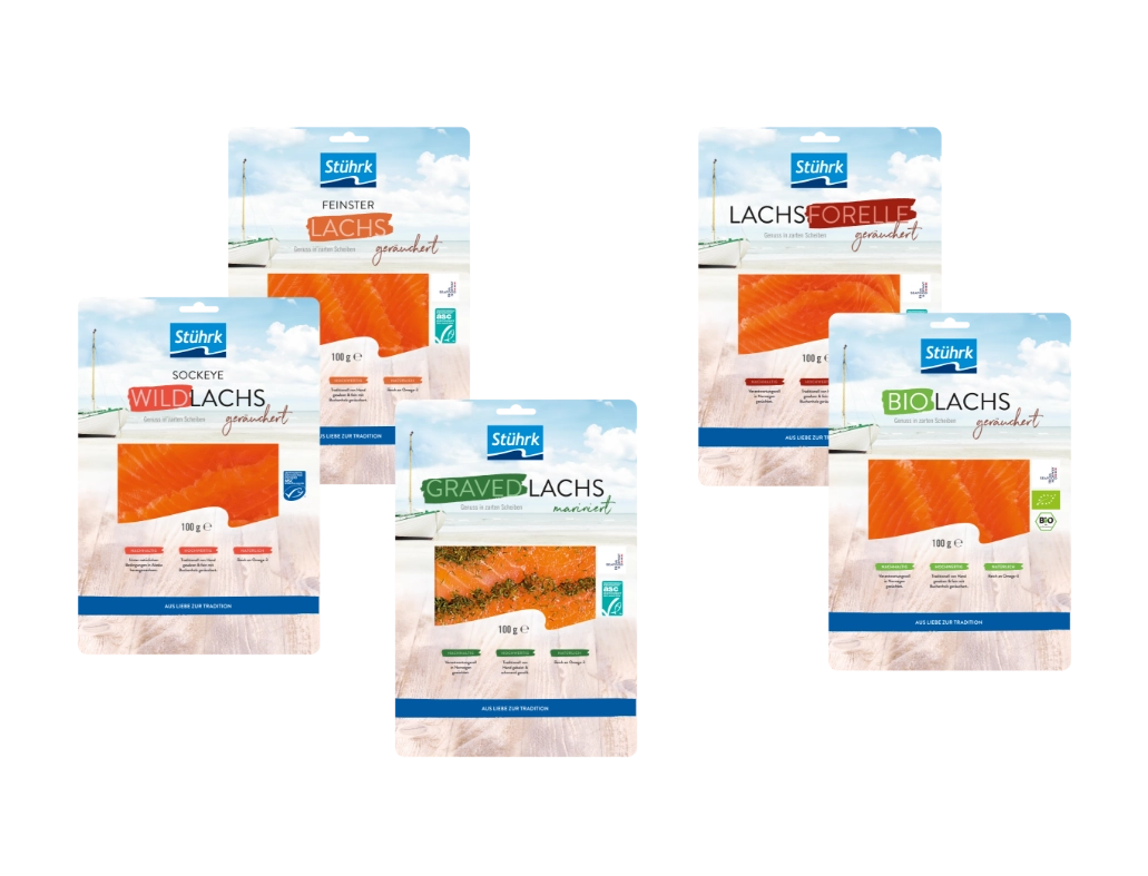Lachs & Forelle: Räucherlachs, Graved Lachs, Wildlachs, Bio-Lachs