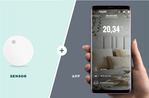 RuuviTag Sensor mit App-Bedienung