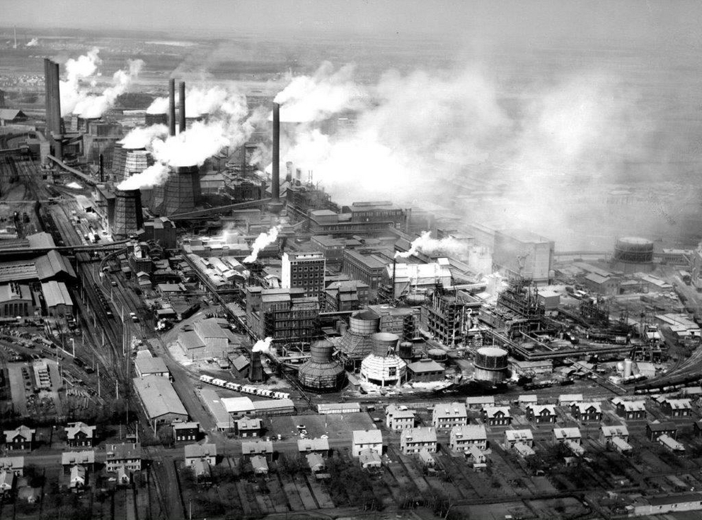 Historische Aufnahme des Knapsacker Hügels