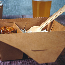 Street-Food Verpackung (Menübox, 2-teilig)