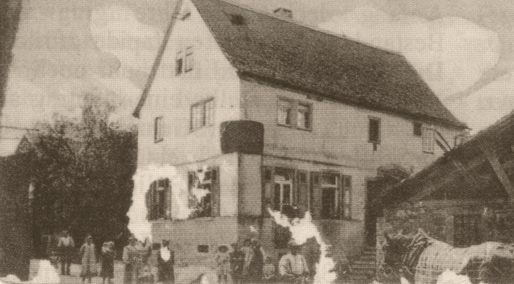 Historische Aufnahme Grüner Baum 1917